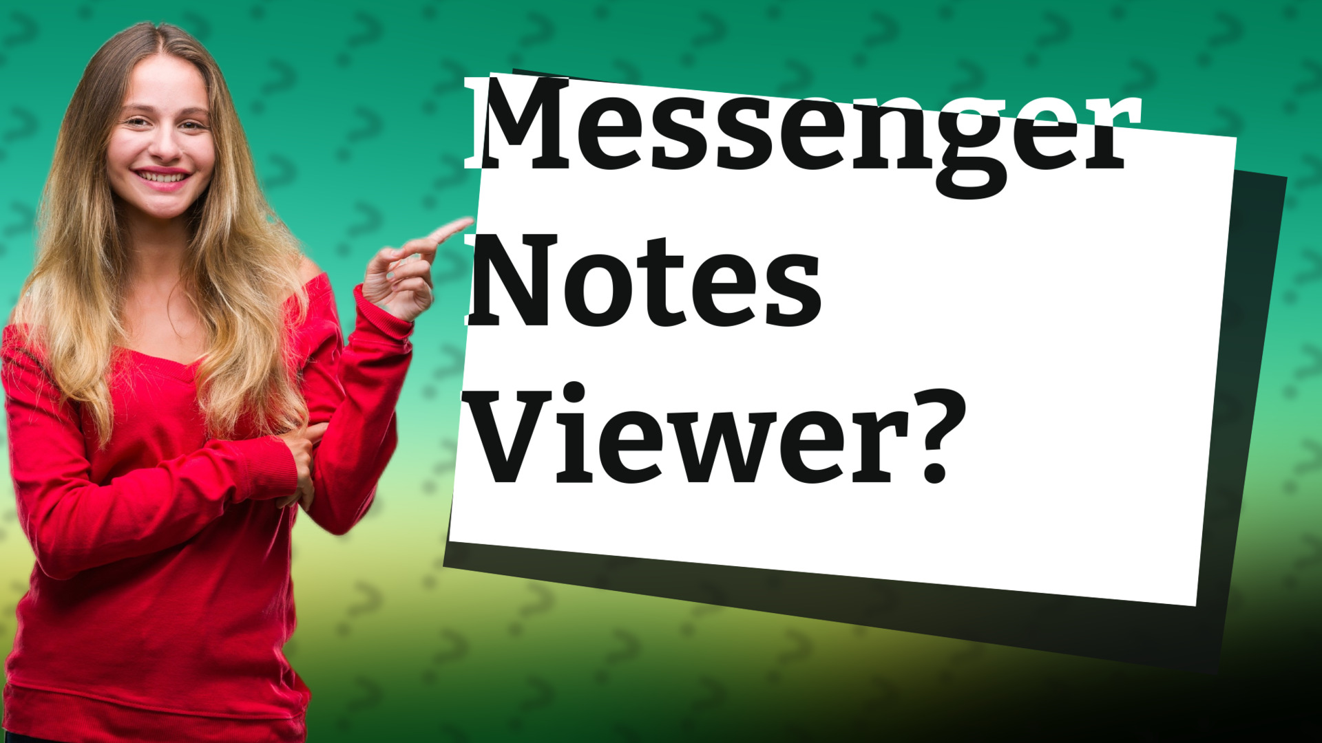 Messenger Notes Viewer?