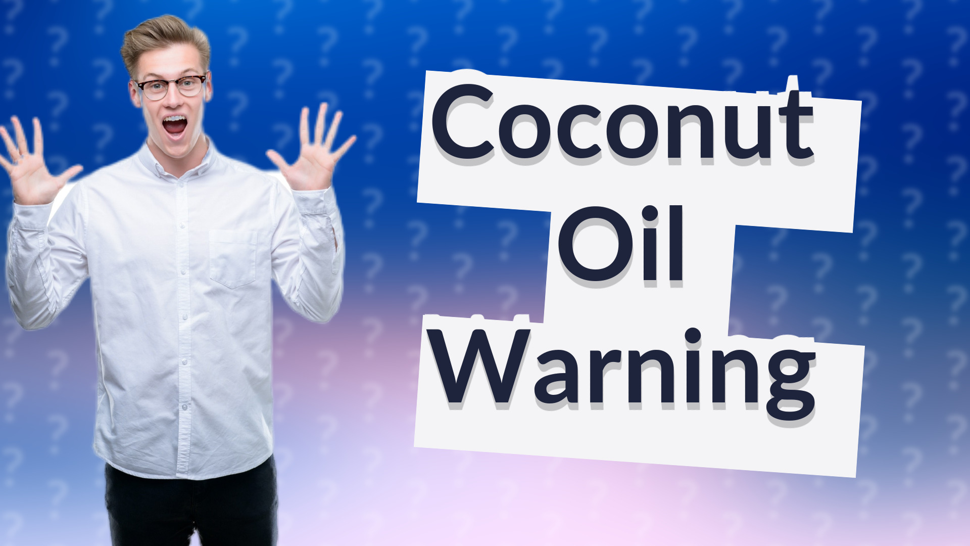 Coconut Oil Warning