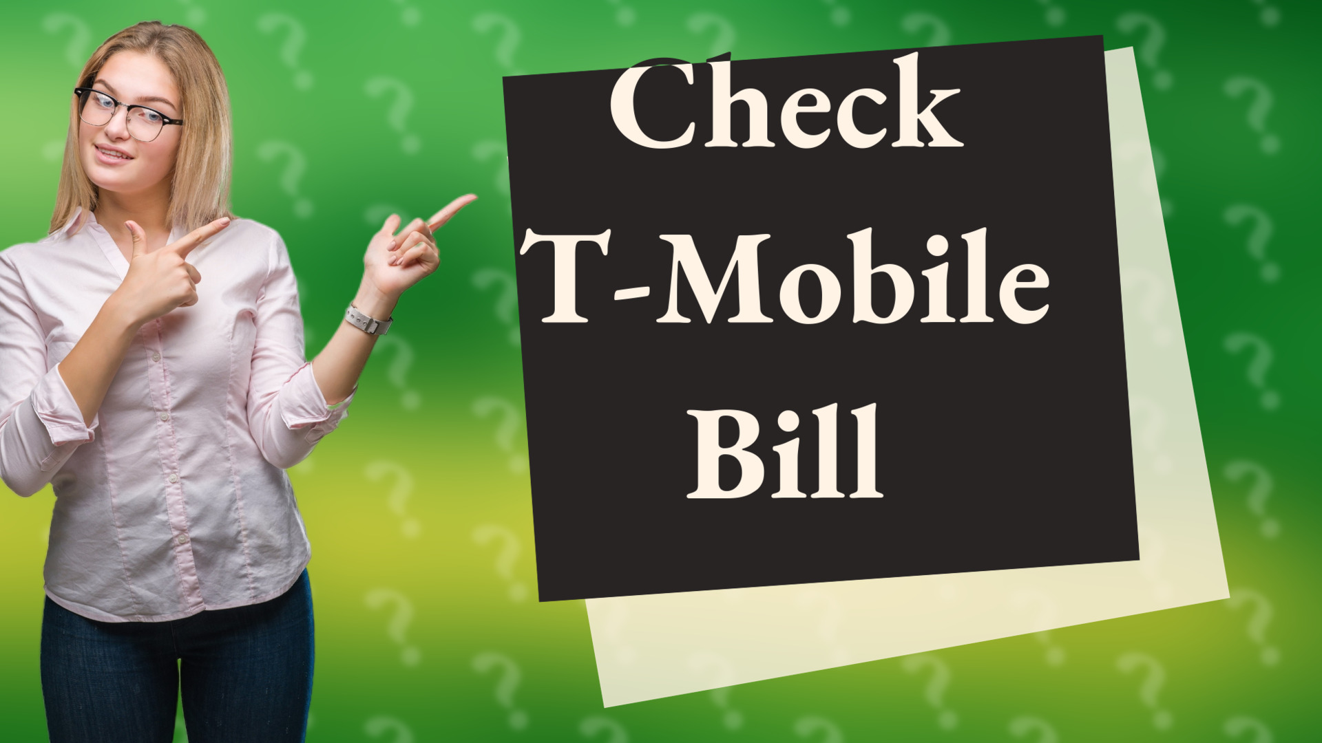 Check T-Mobile Bill