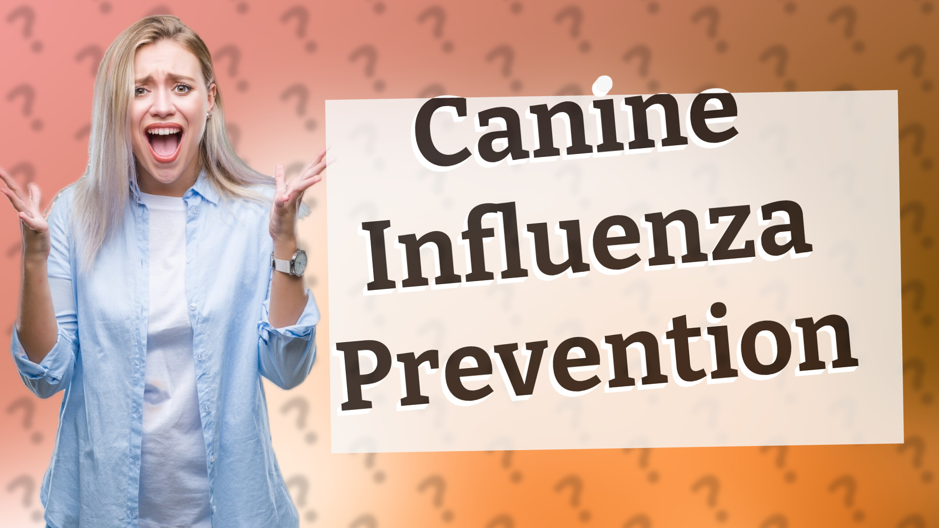 Canine Influenza Prevention