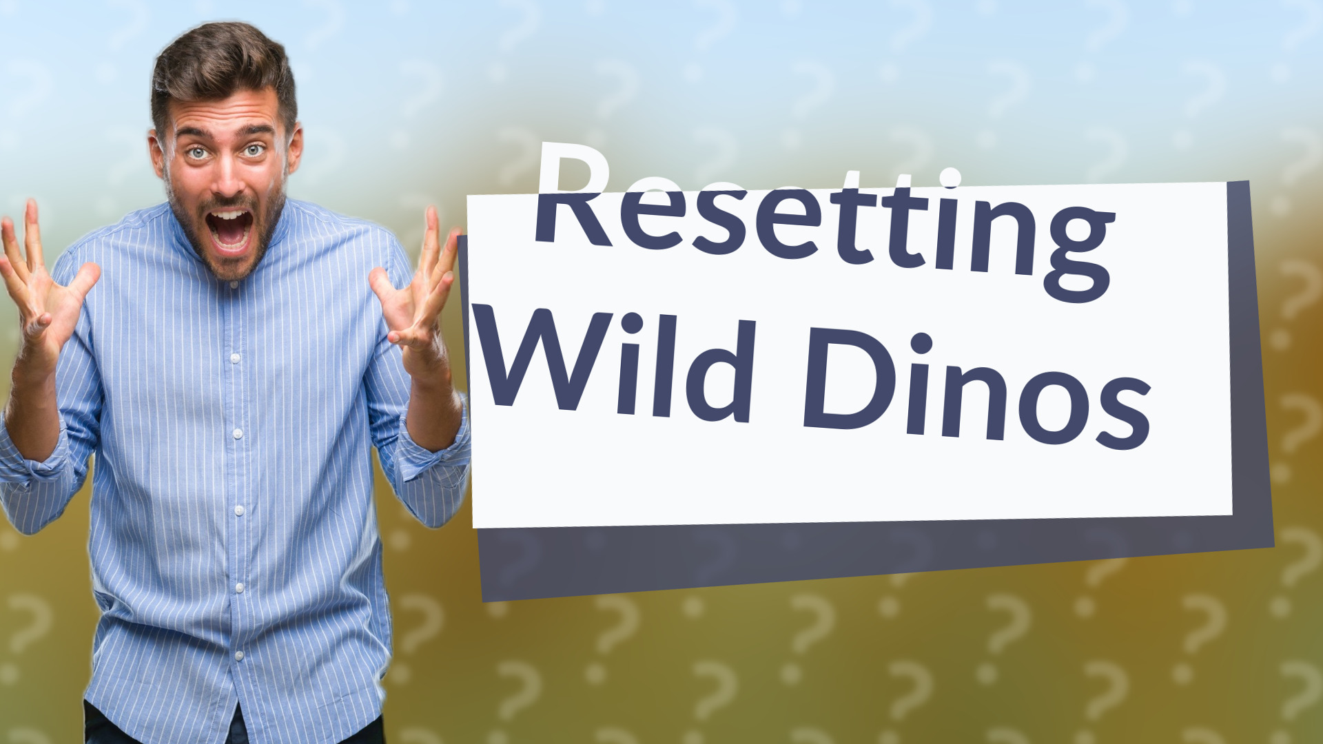 Resetting Wild Dinos