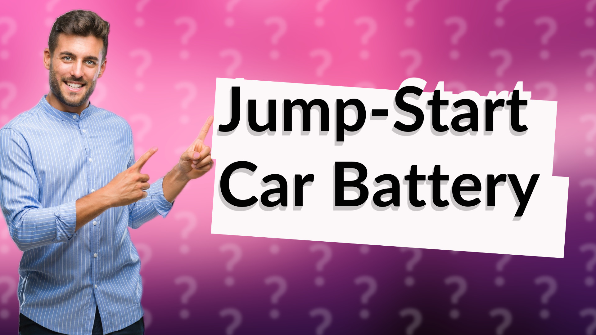 Jump-Start Car Battery