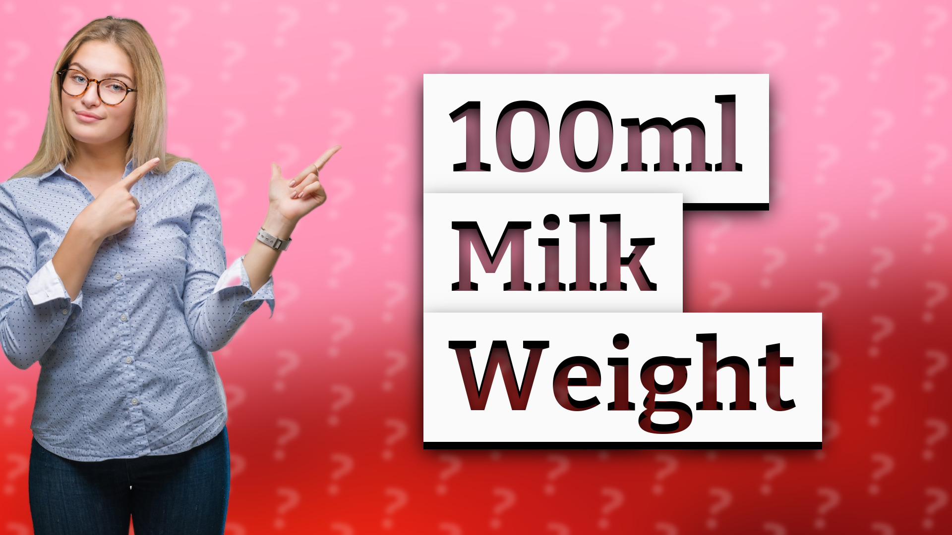 100ml Milk Weight