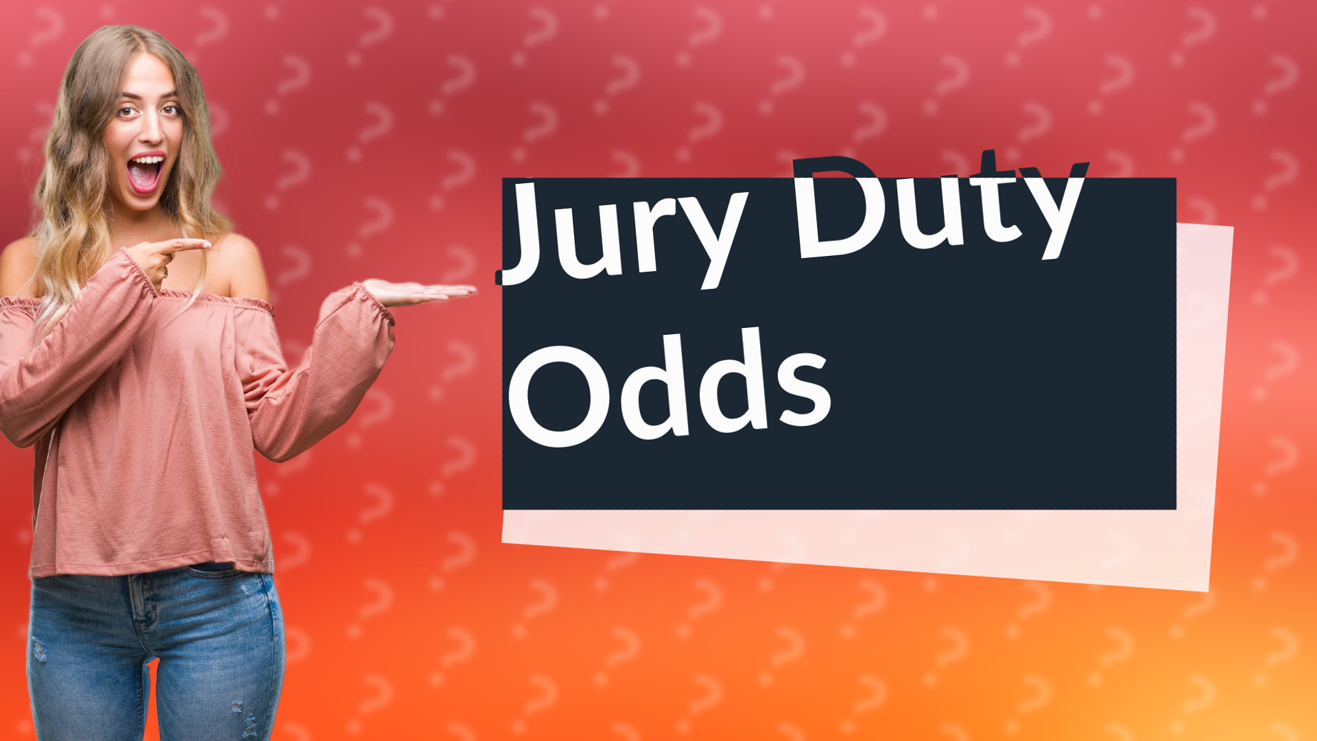 Jury Duty Odds