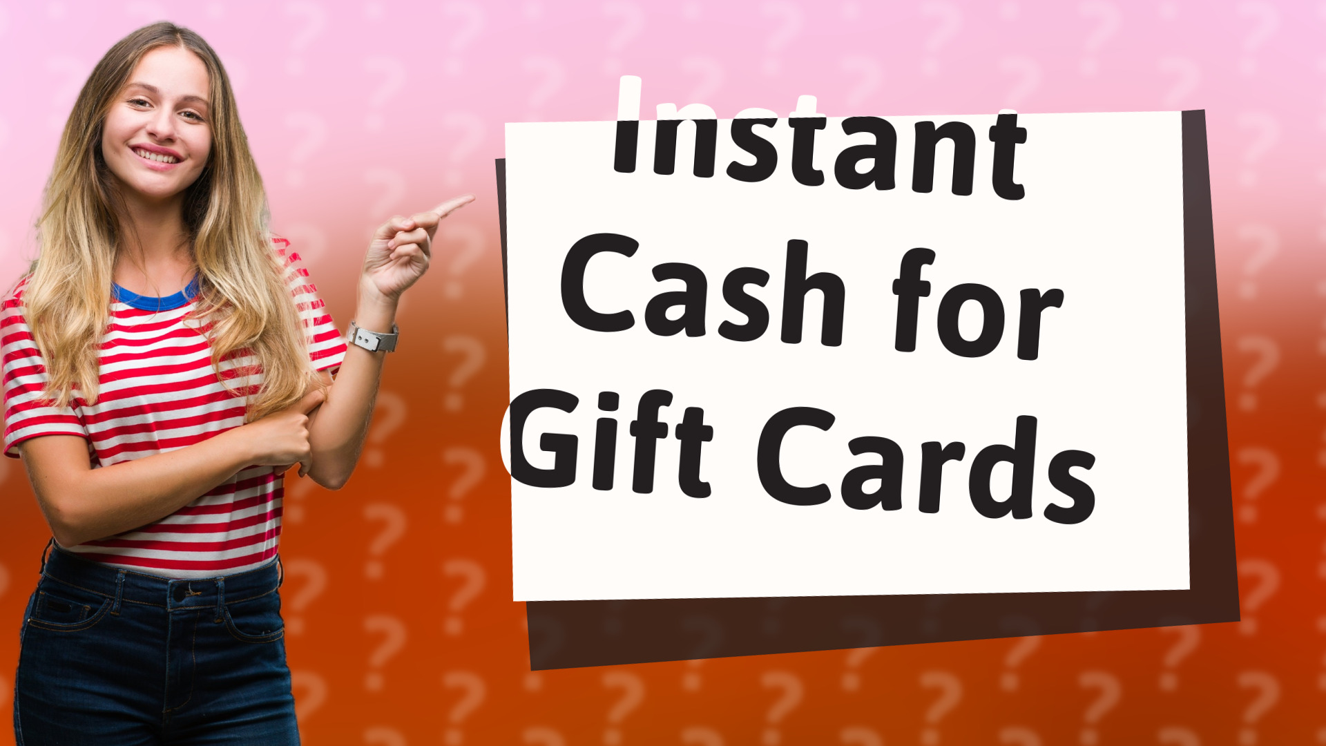 Instant Cash for Gift Cards