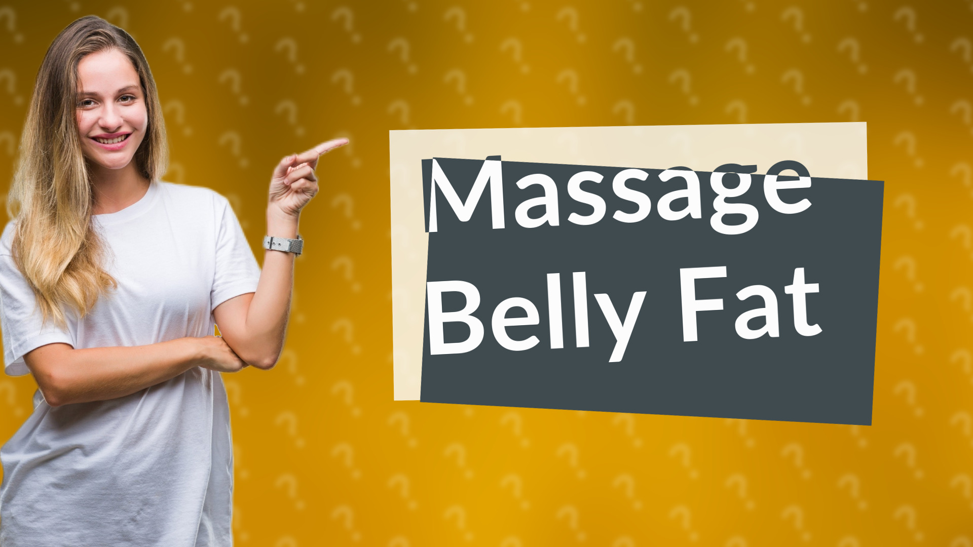 Massage Belly Fat