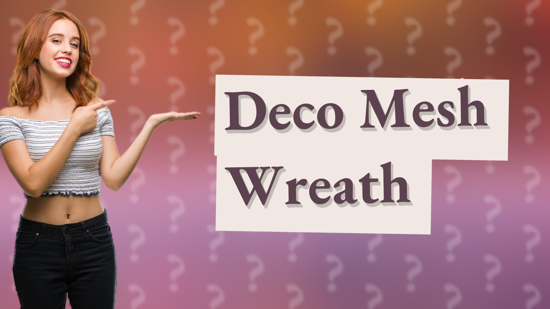 Deco Mesh Wreath