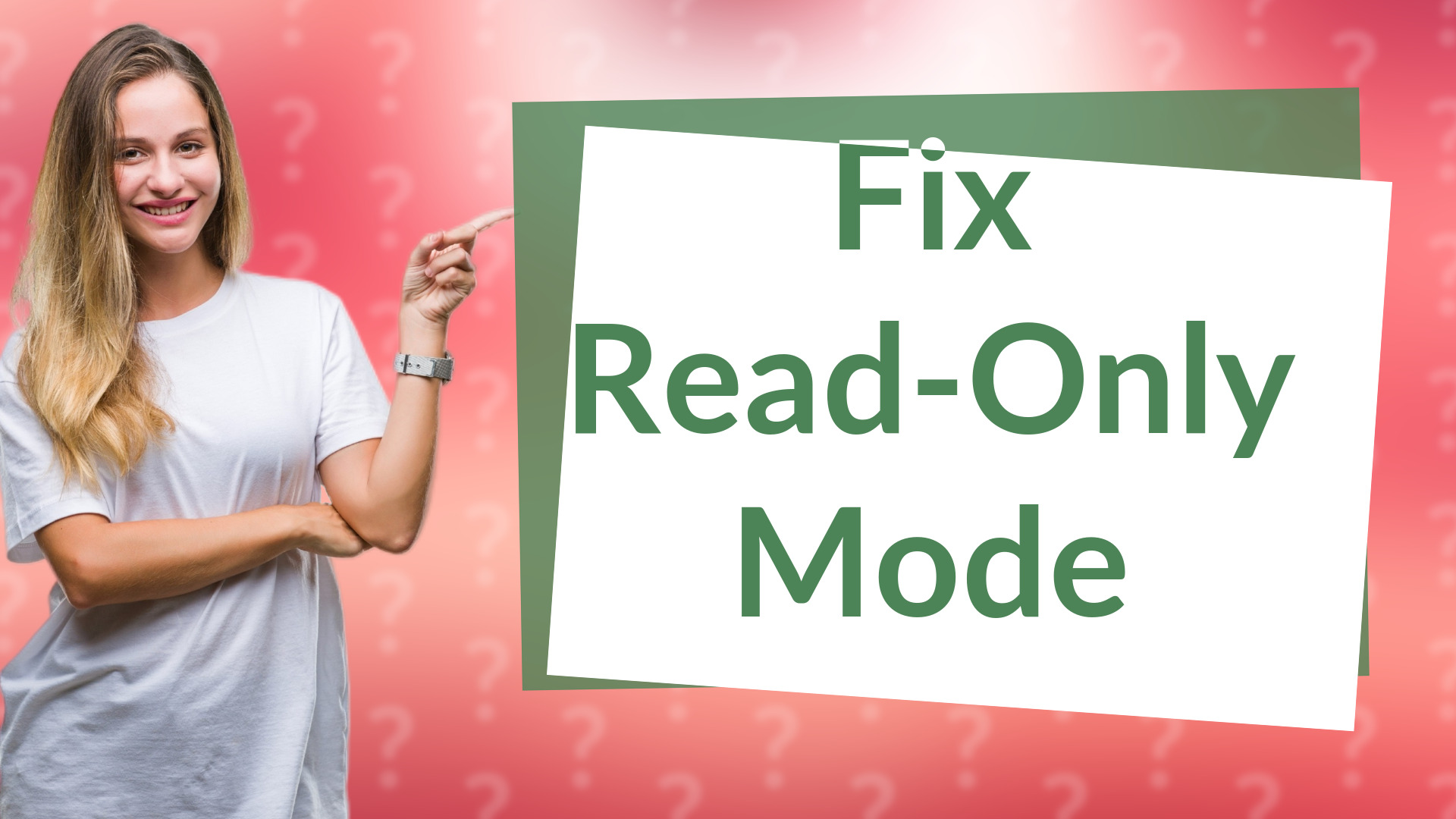 Fix Read-Only Mode