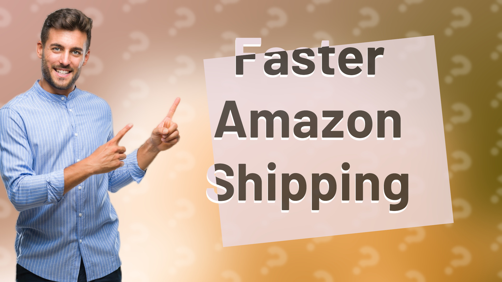 Faster Amazon Shipping