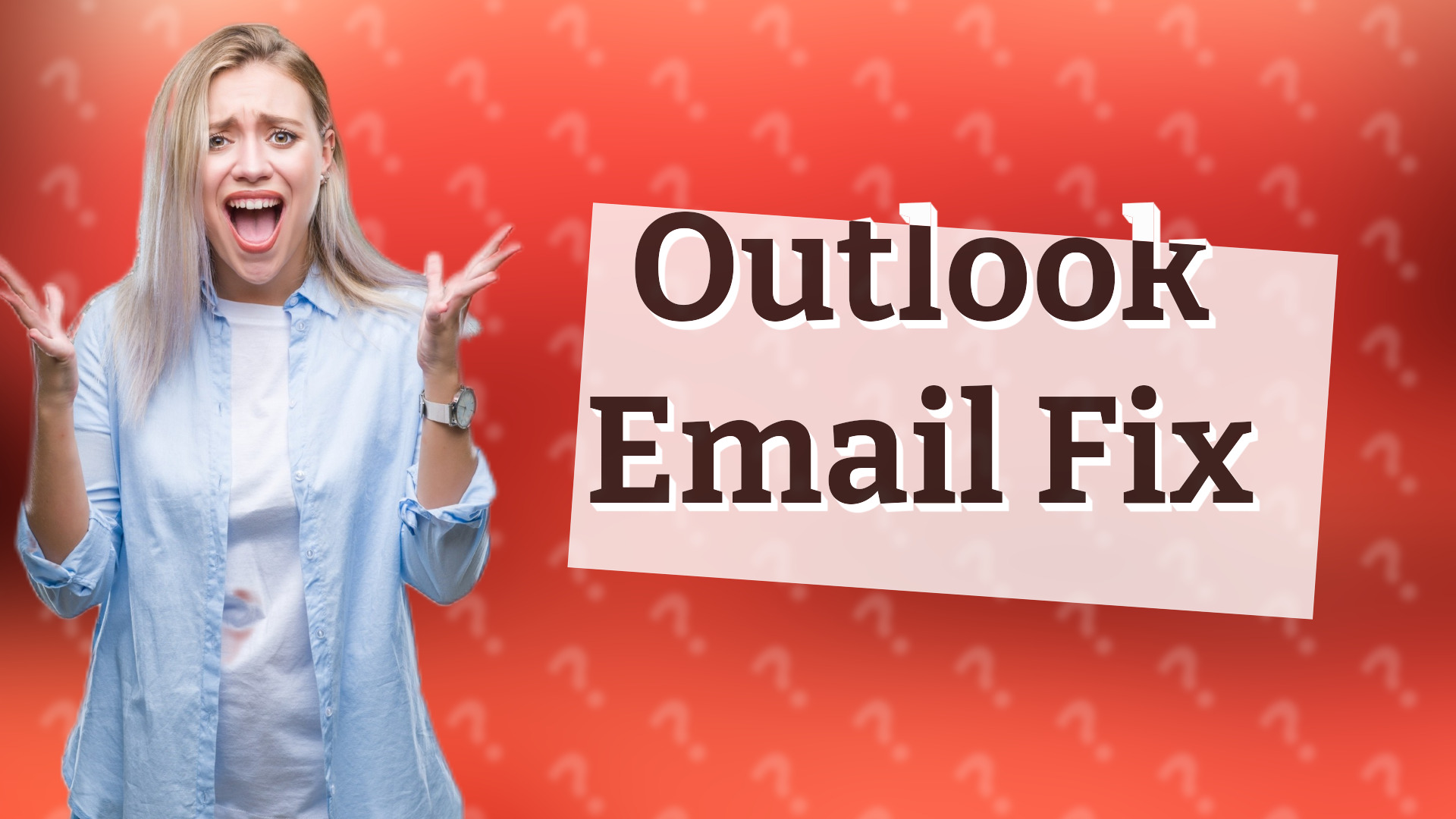 Outlook Email Fix