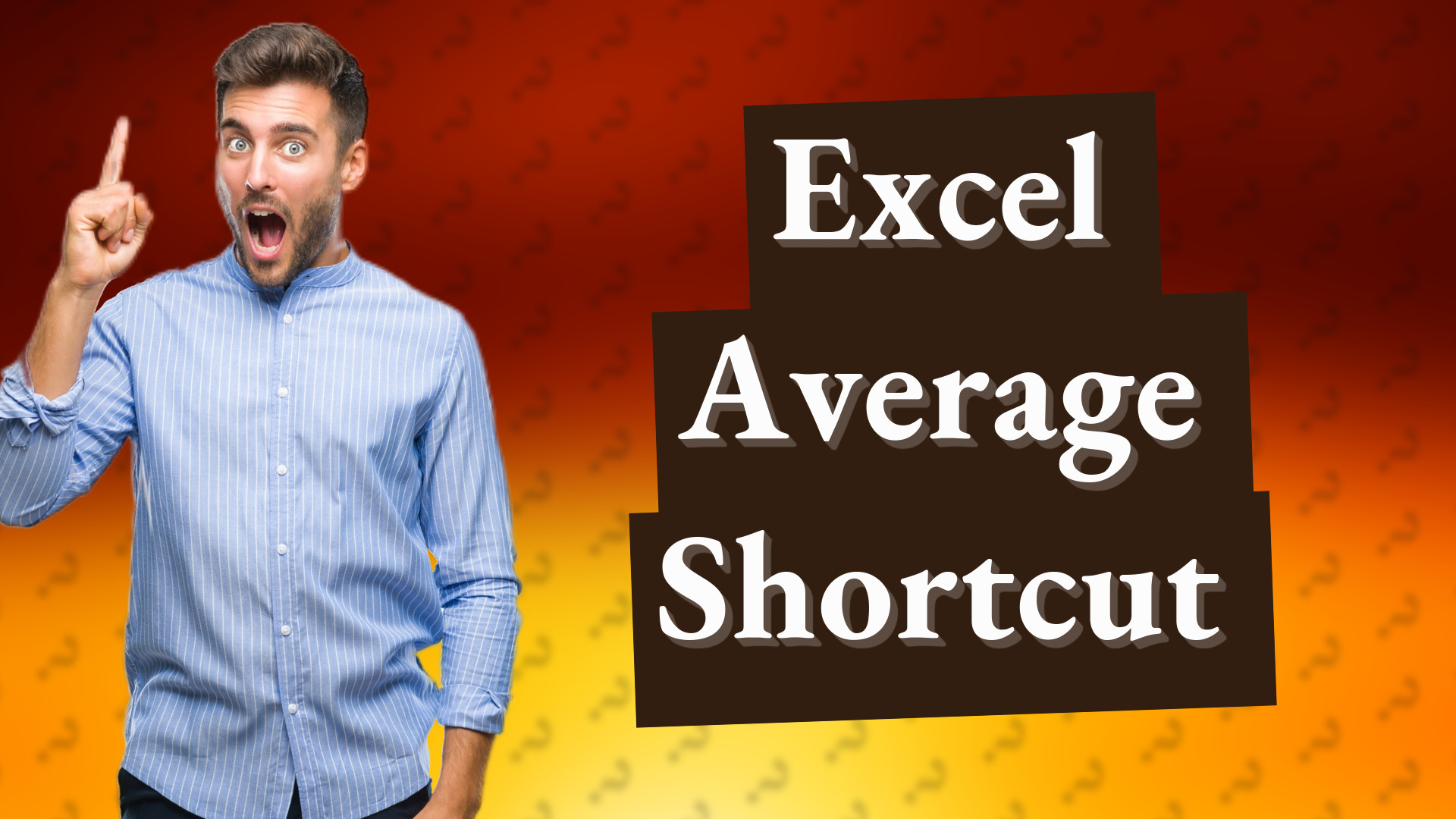 Excel Average Shortcut