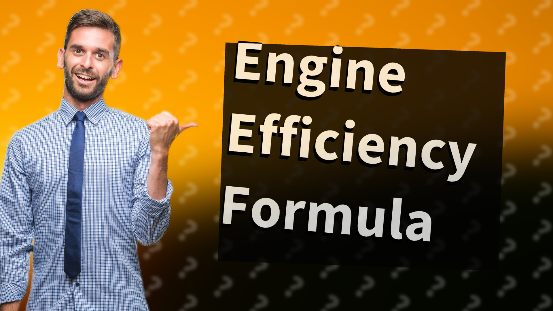 Engine Efficiency Formula