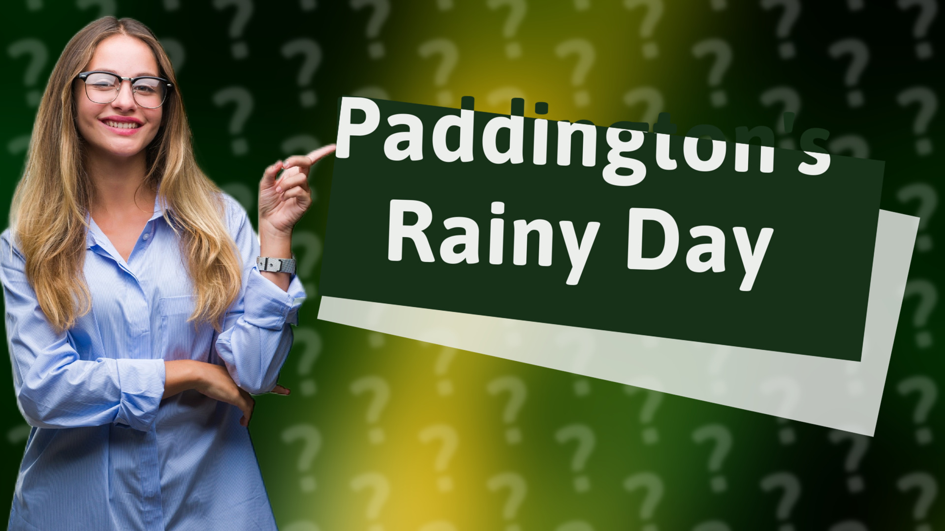 Paddington's Rainy Day