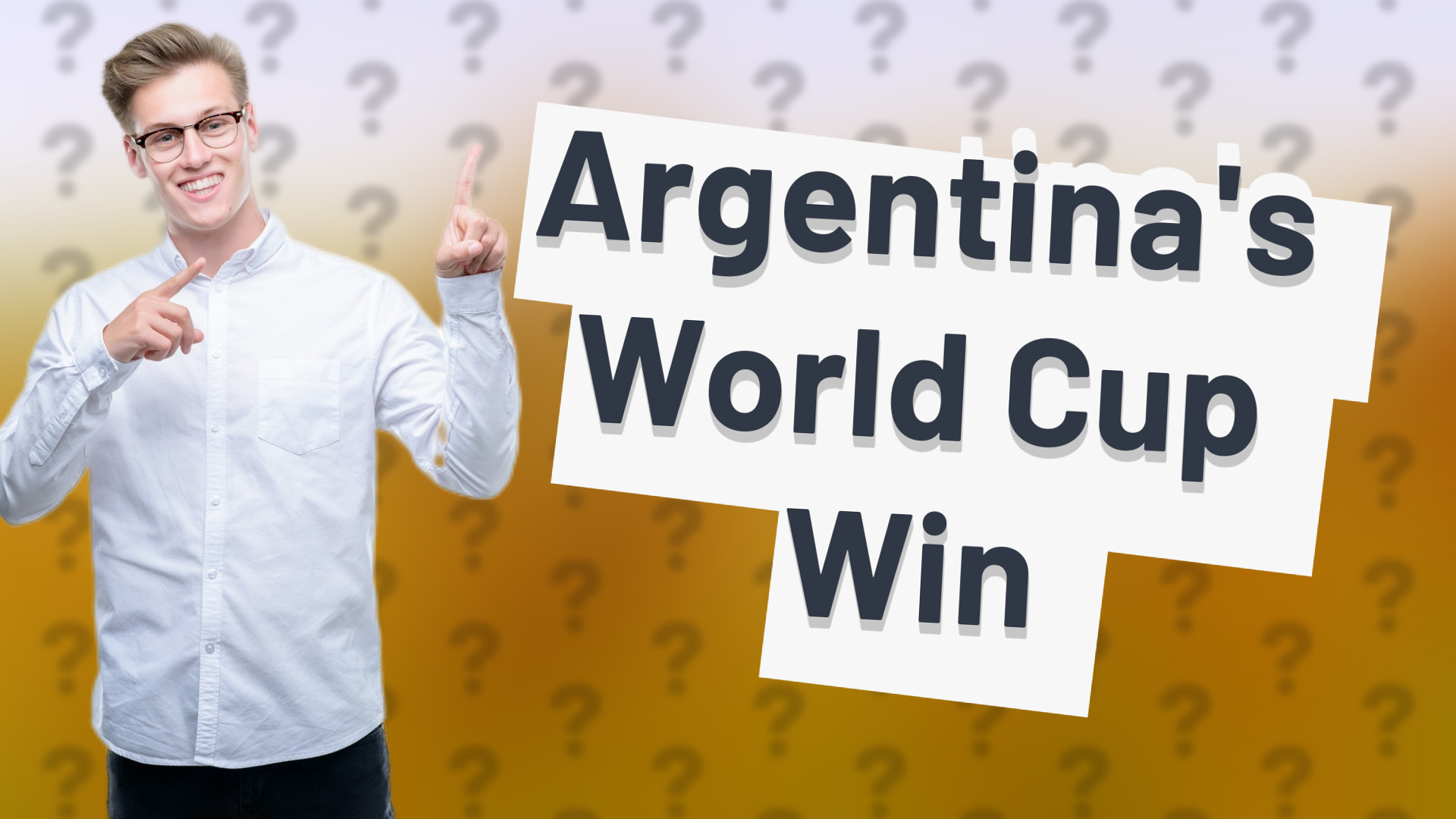 Argentina's World Cup Win