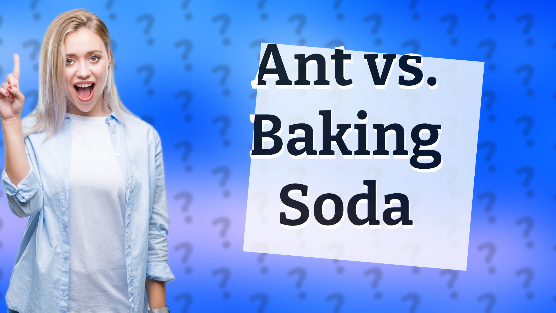 Ant vs. Baking Soda