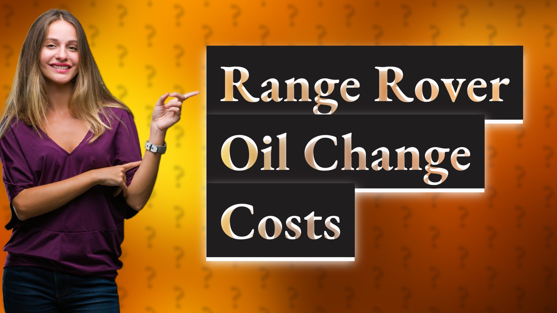 Range Rover Oil Change Costs