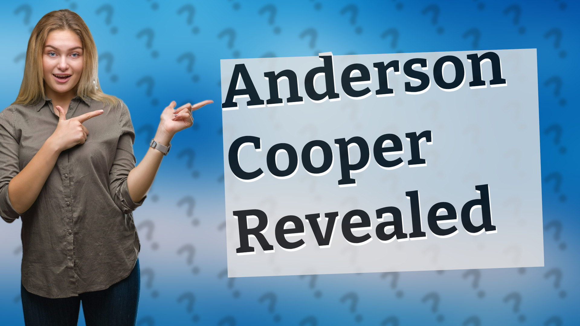 Anderson Cooper Revealed