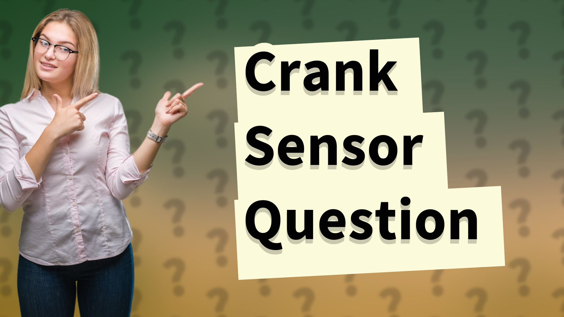 Crank Sensor Question