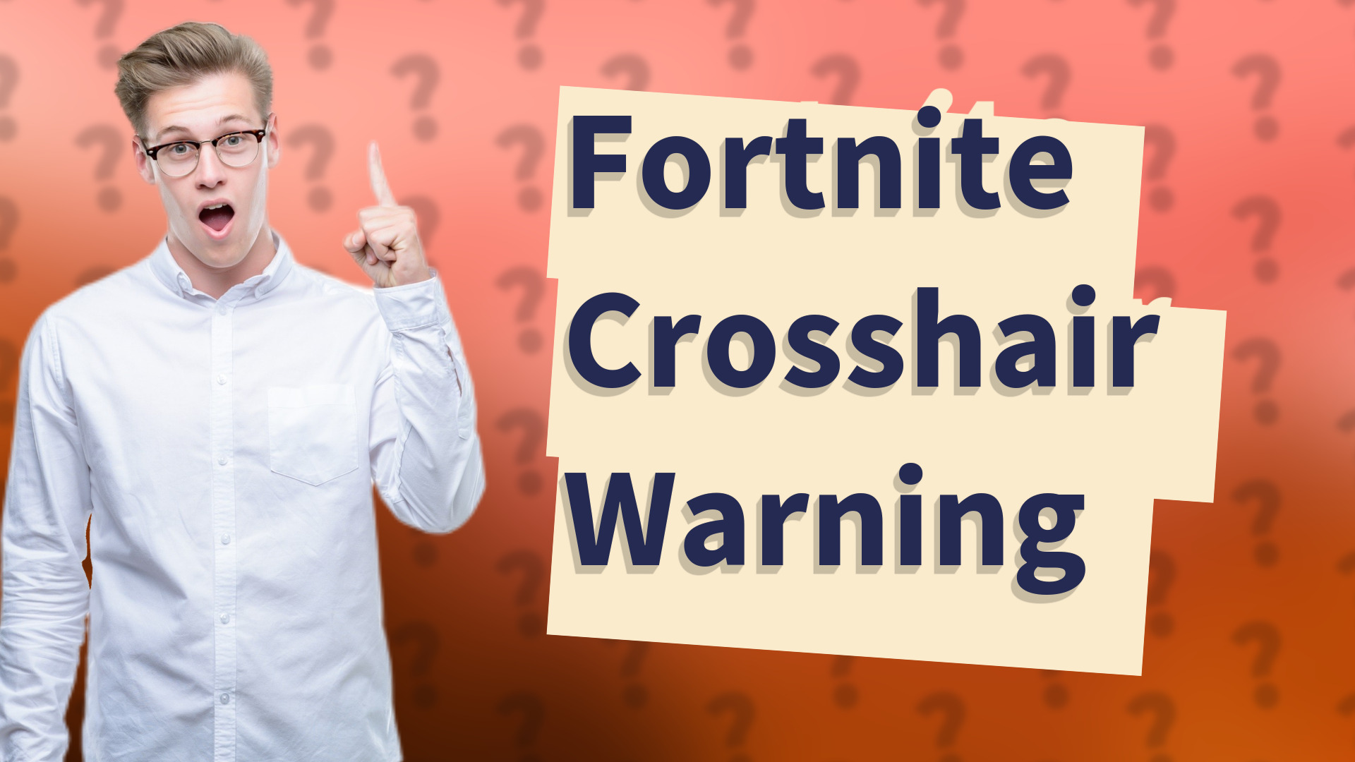 Fortnite Crosshair Warning