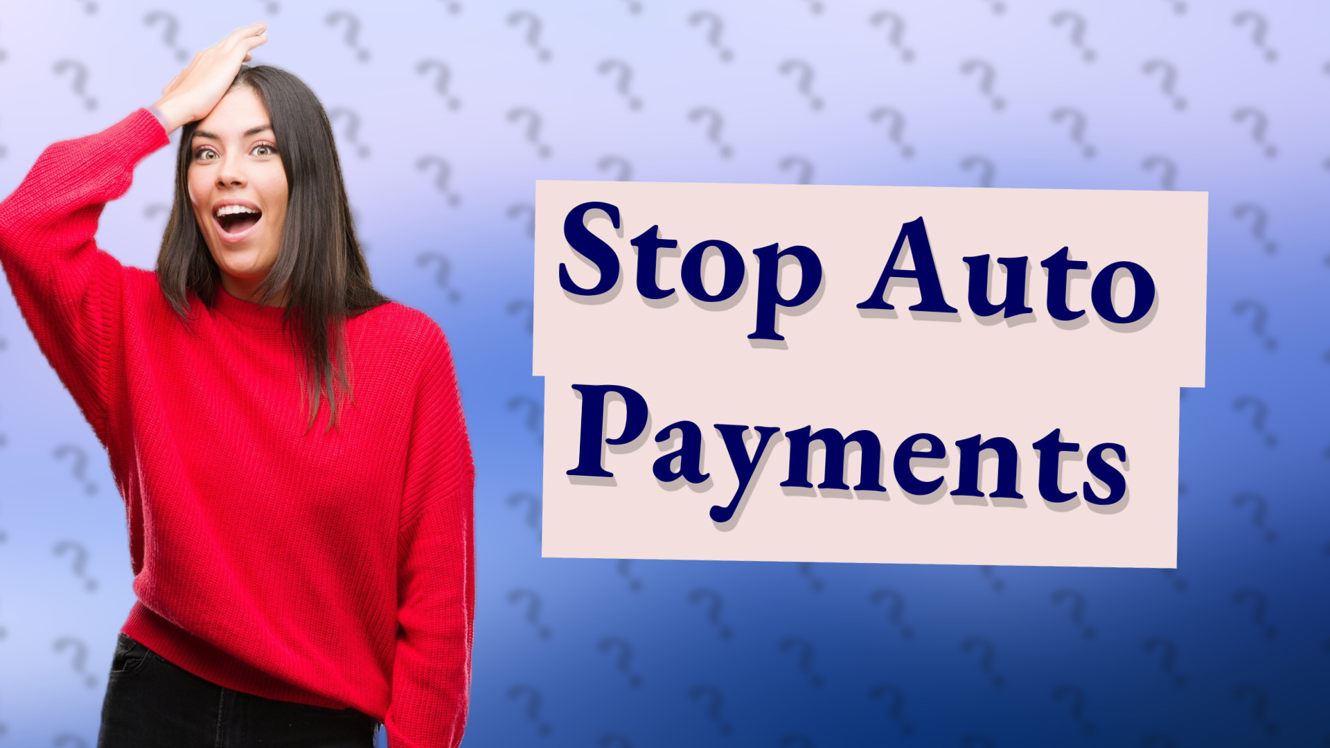Stop Auto Payments