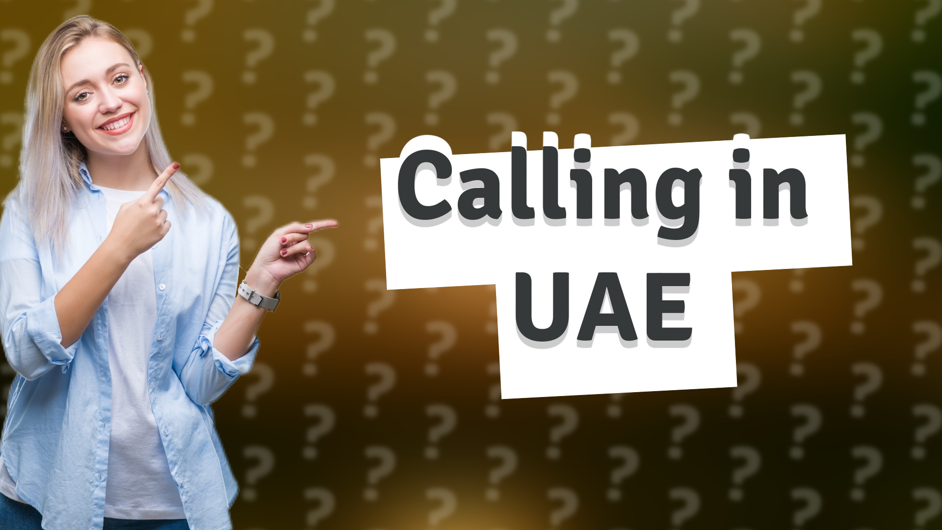 Calling in UAE