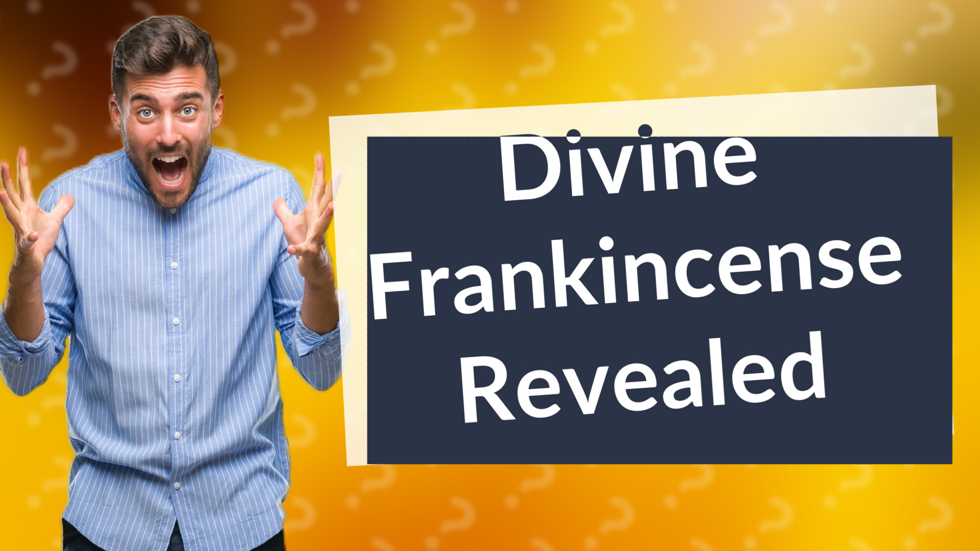 Divine Frankincense Revealed