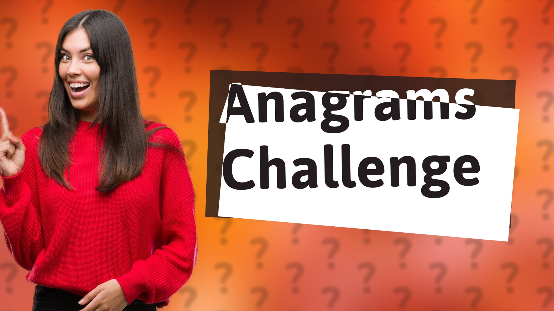 Anagrams Challenge