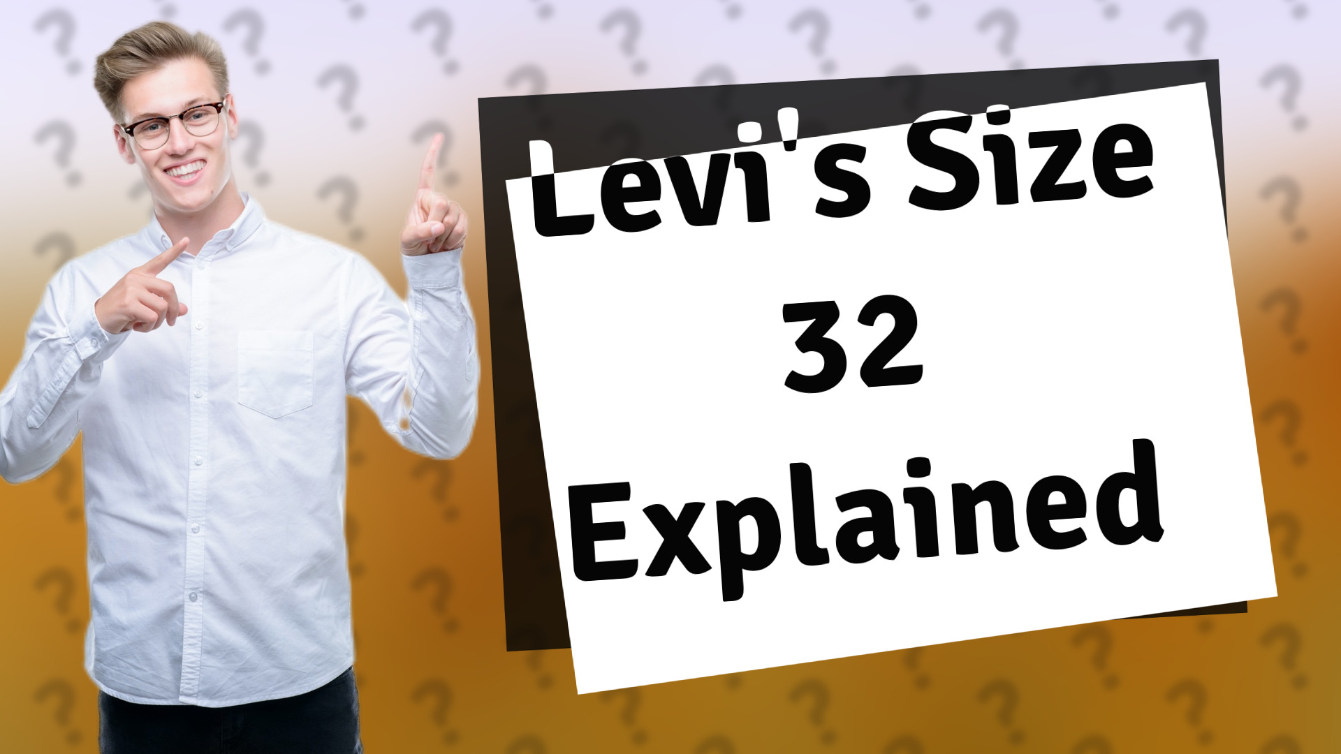 Levi's Size 32 Explained