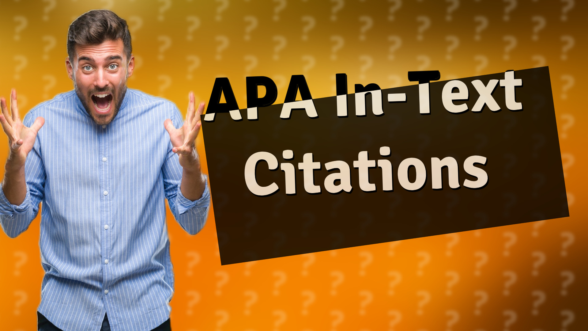 APA In-Text Citations