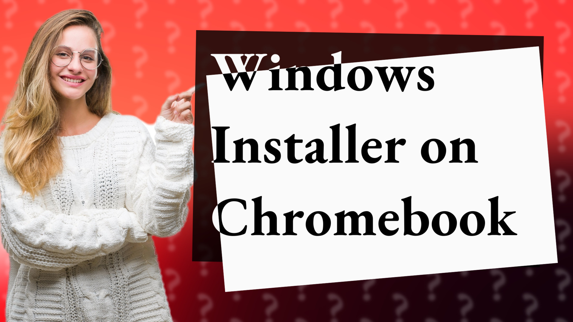Windows Installer on Chromebook