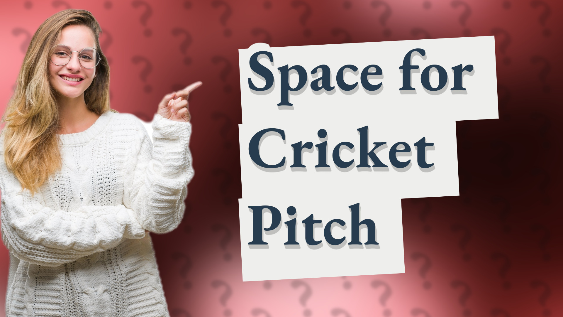 Space for Cricket Pitch