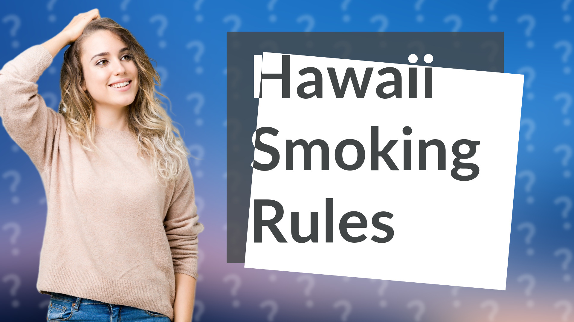 Hawaii Smoking Rules