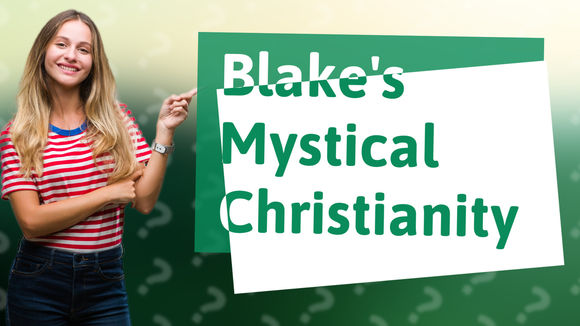 Blake's Mystical Christianity