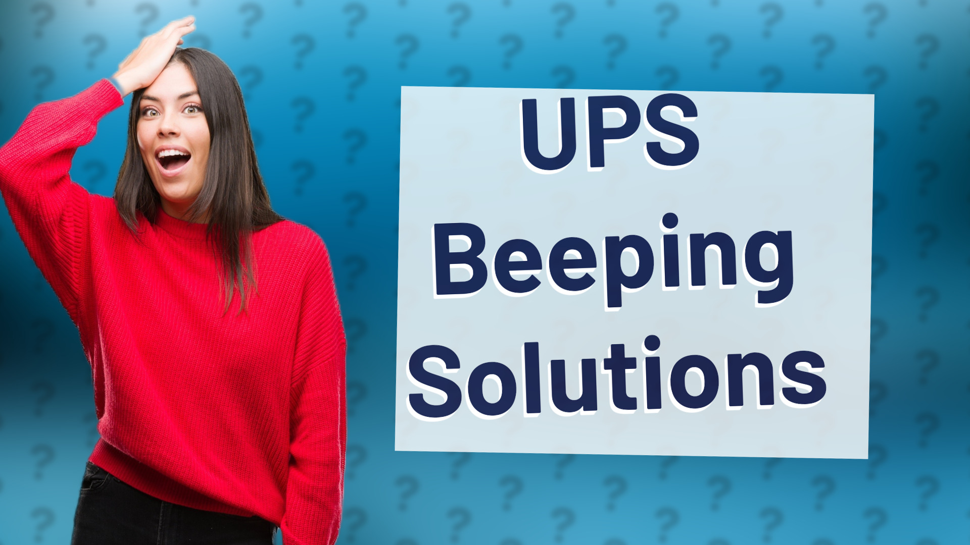 UPS Beeping Solutions
