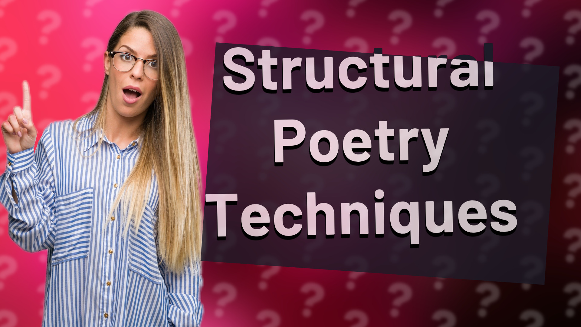 Structural Poetry Techniques