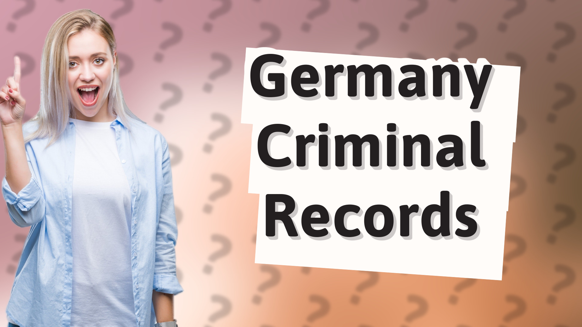 Germany Criminal Records