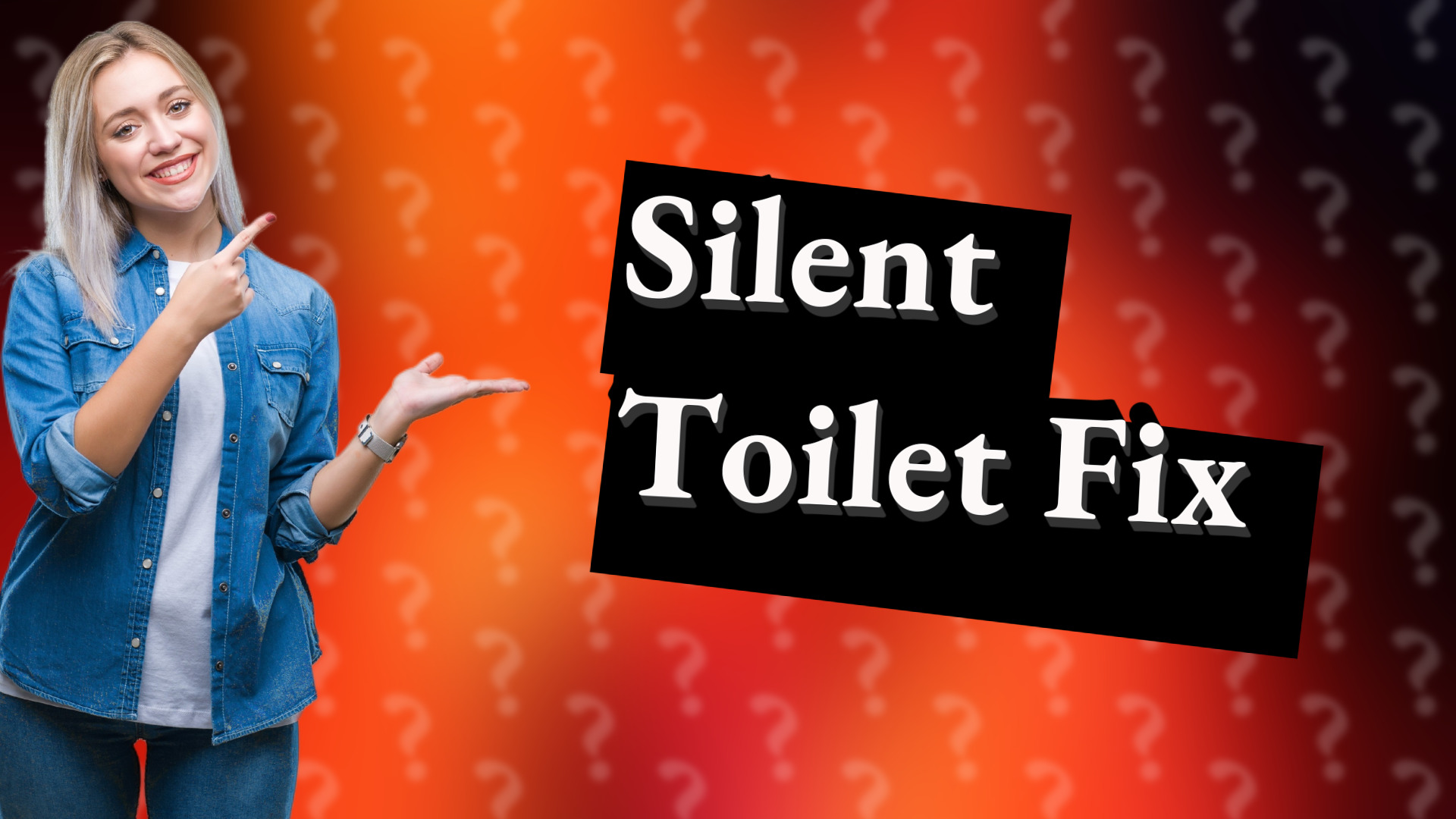 Silent Toilet Fix