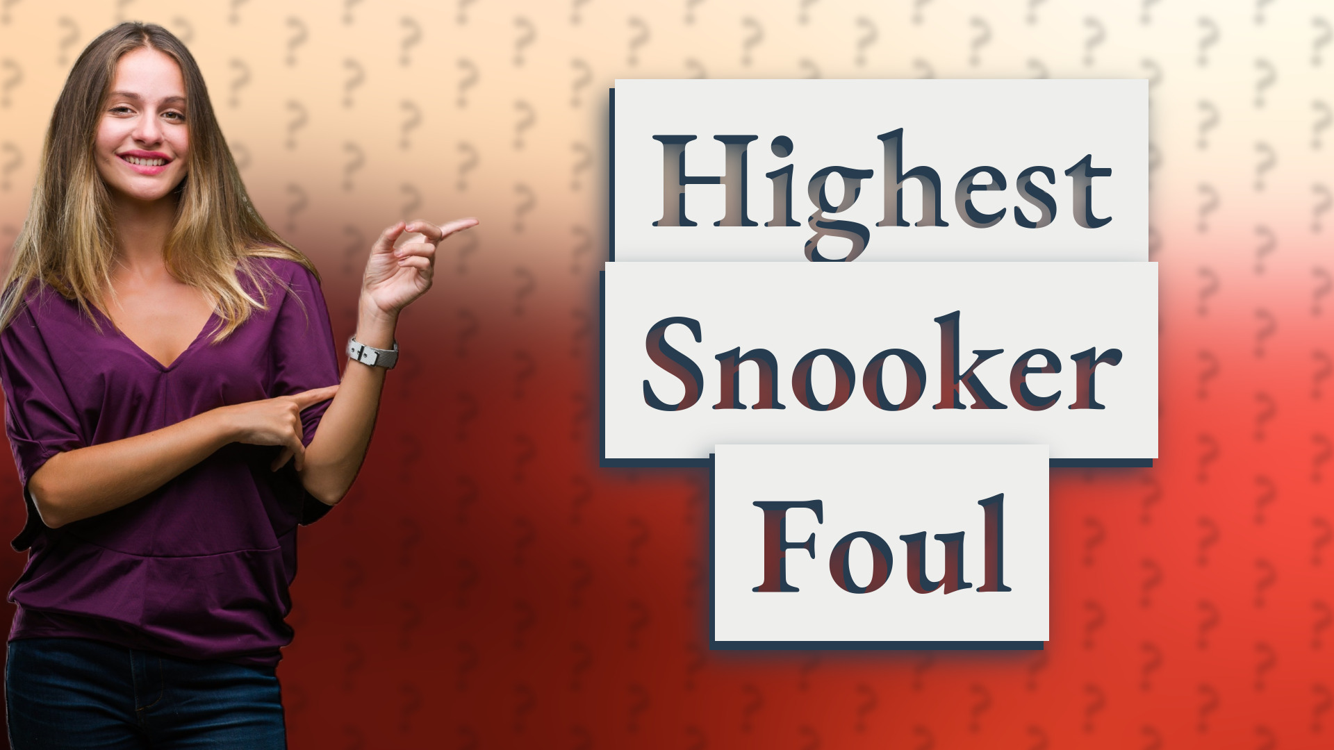 Highest Snooker Foul