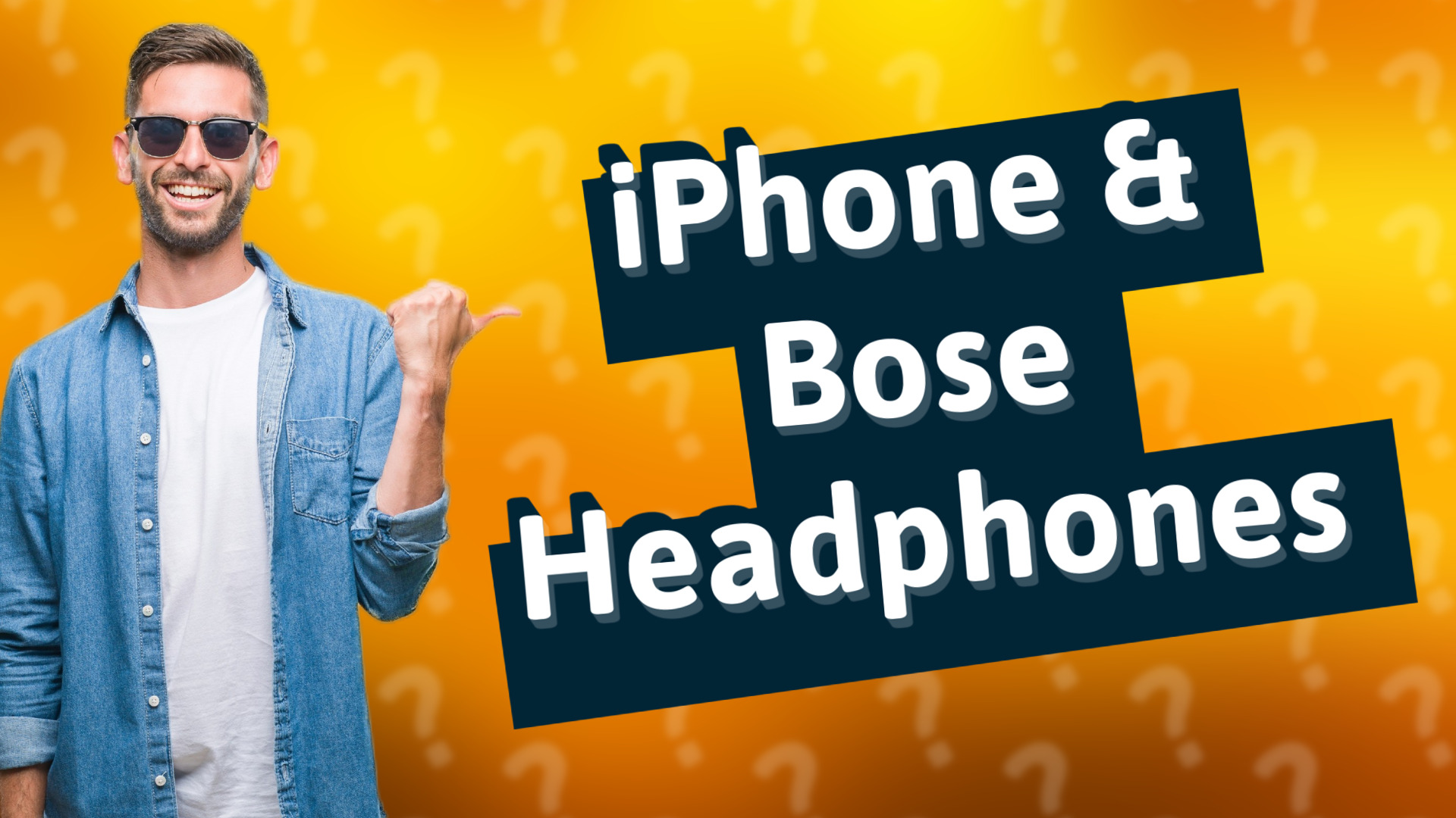 iPhone & Bose Headphones