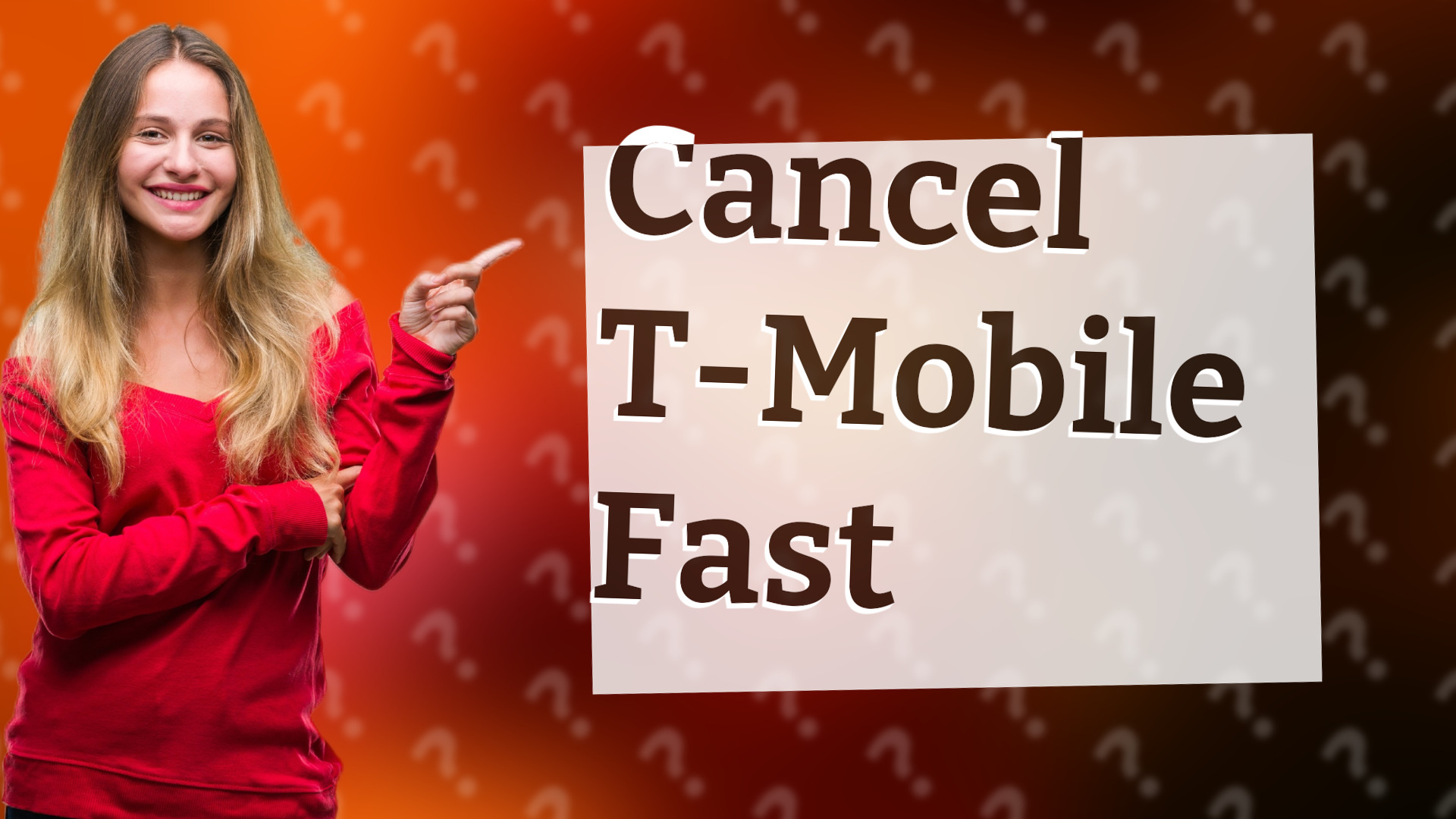 Cancel T-Mobile Fast