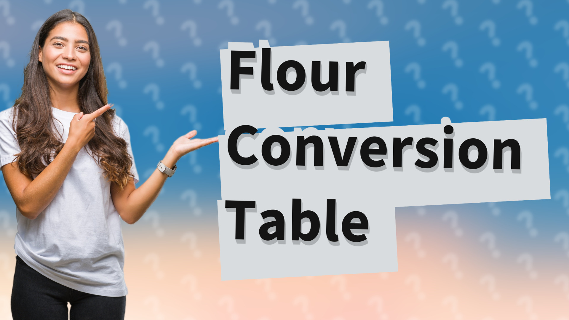 Flour Conversion Table