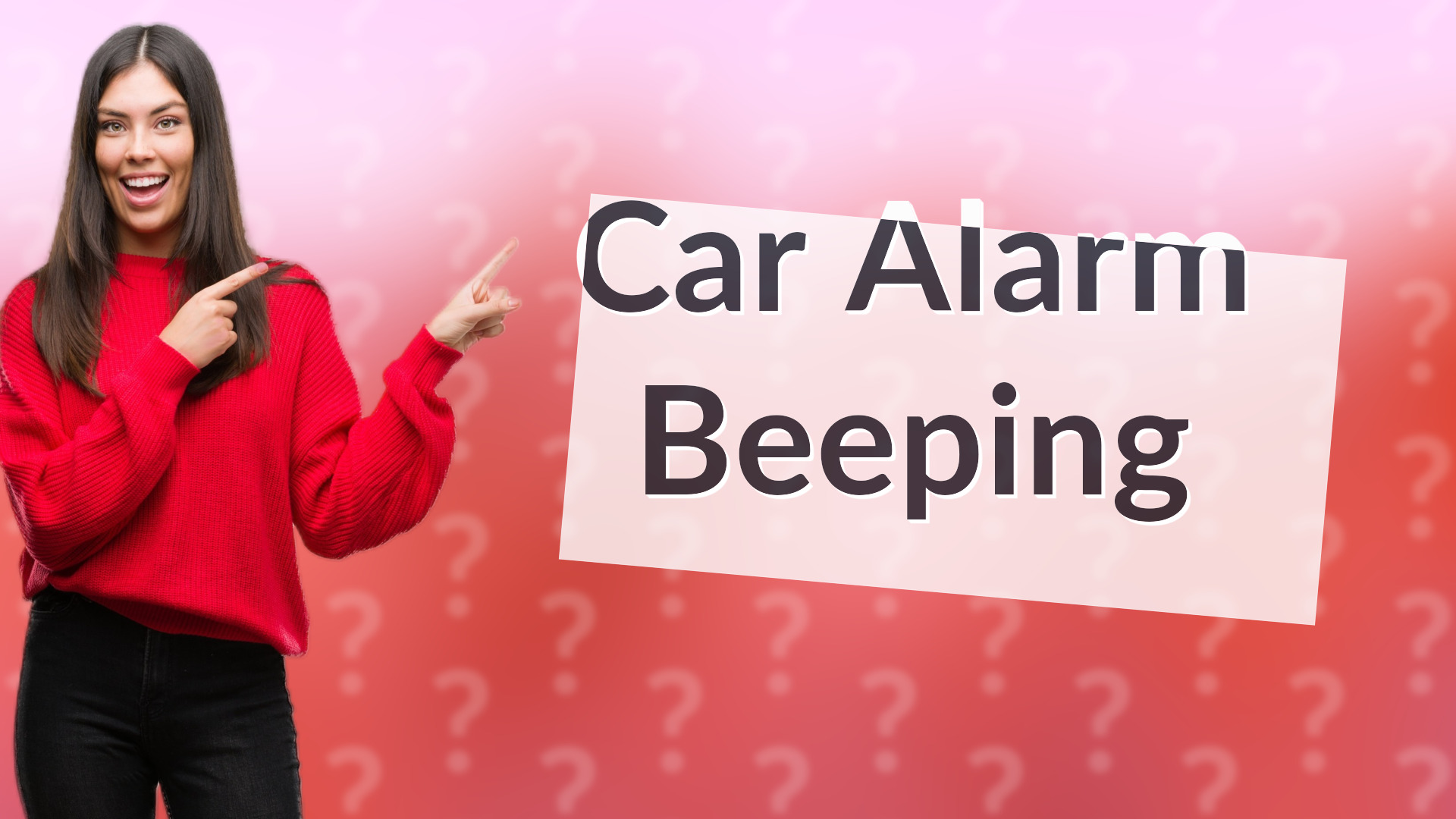 Car Alarm Beeping