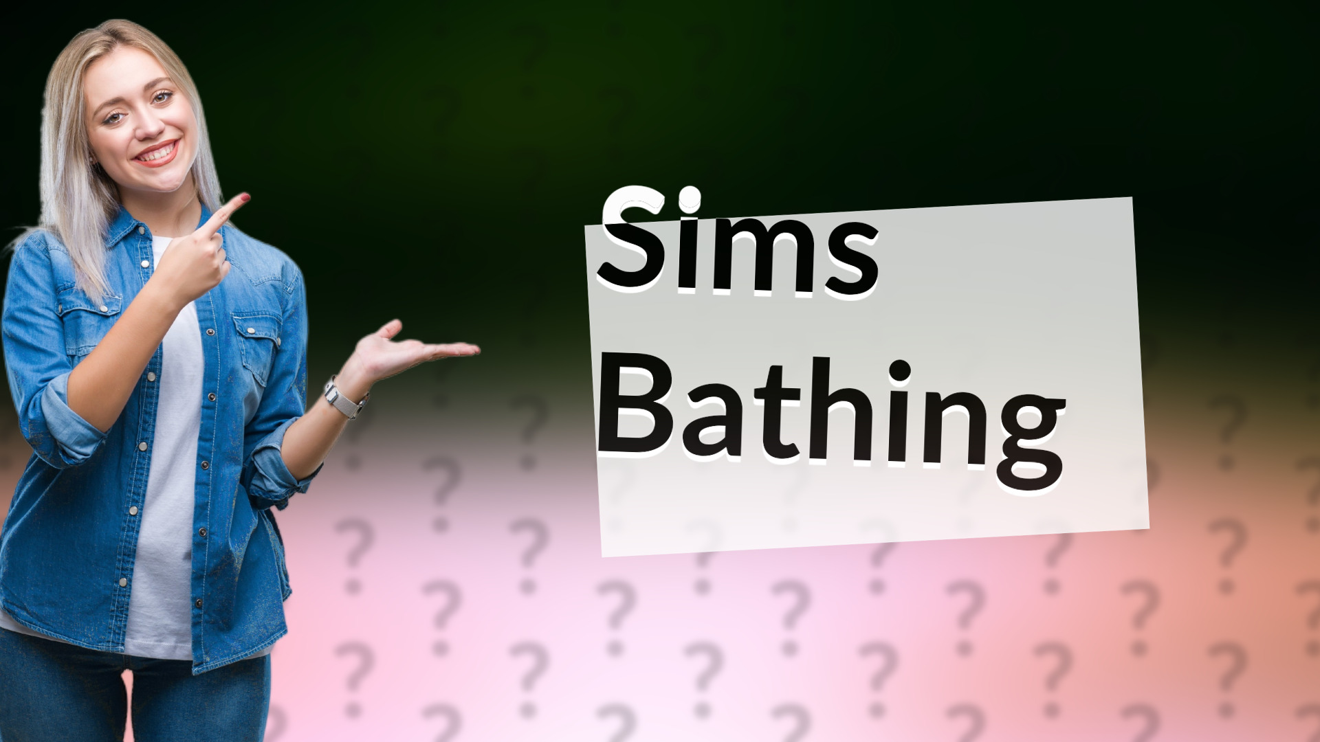 Sims Bathing