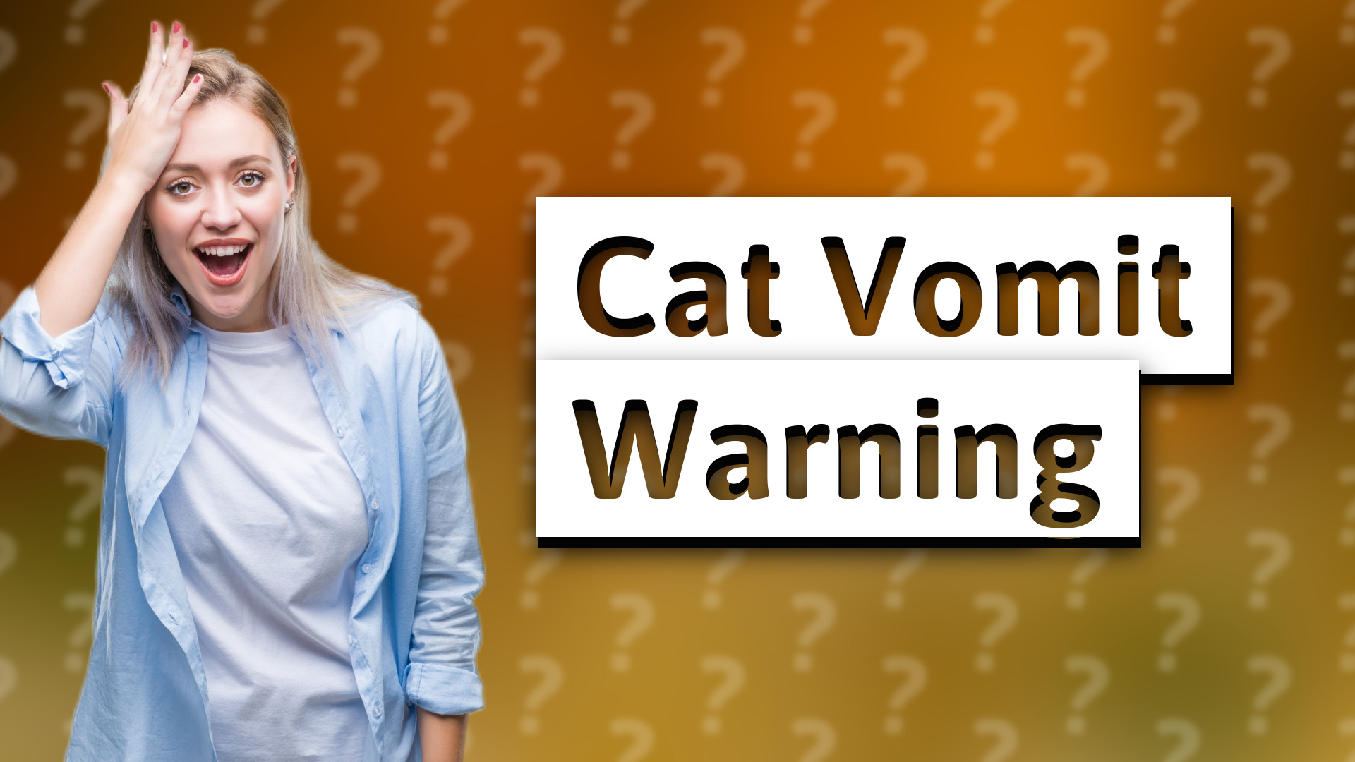 Cat Vomit Warning
