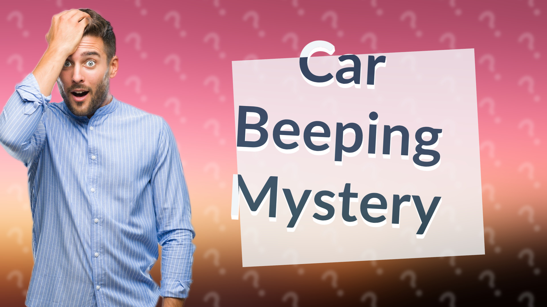 Car Beeping Mystery