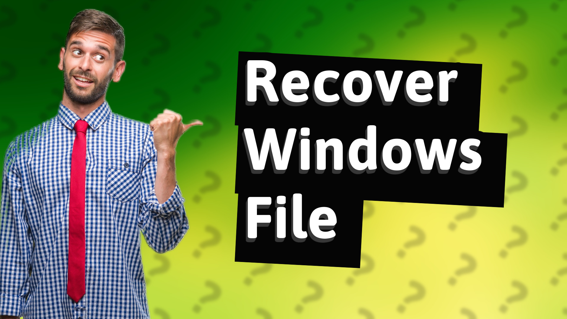 Recover Windows File