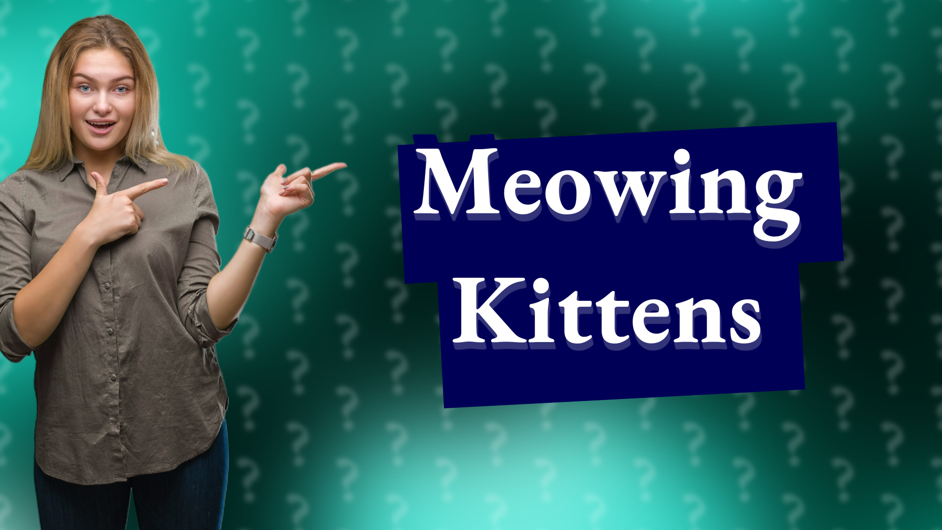 Meowing Kittens