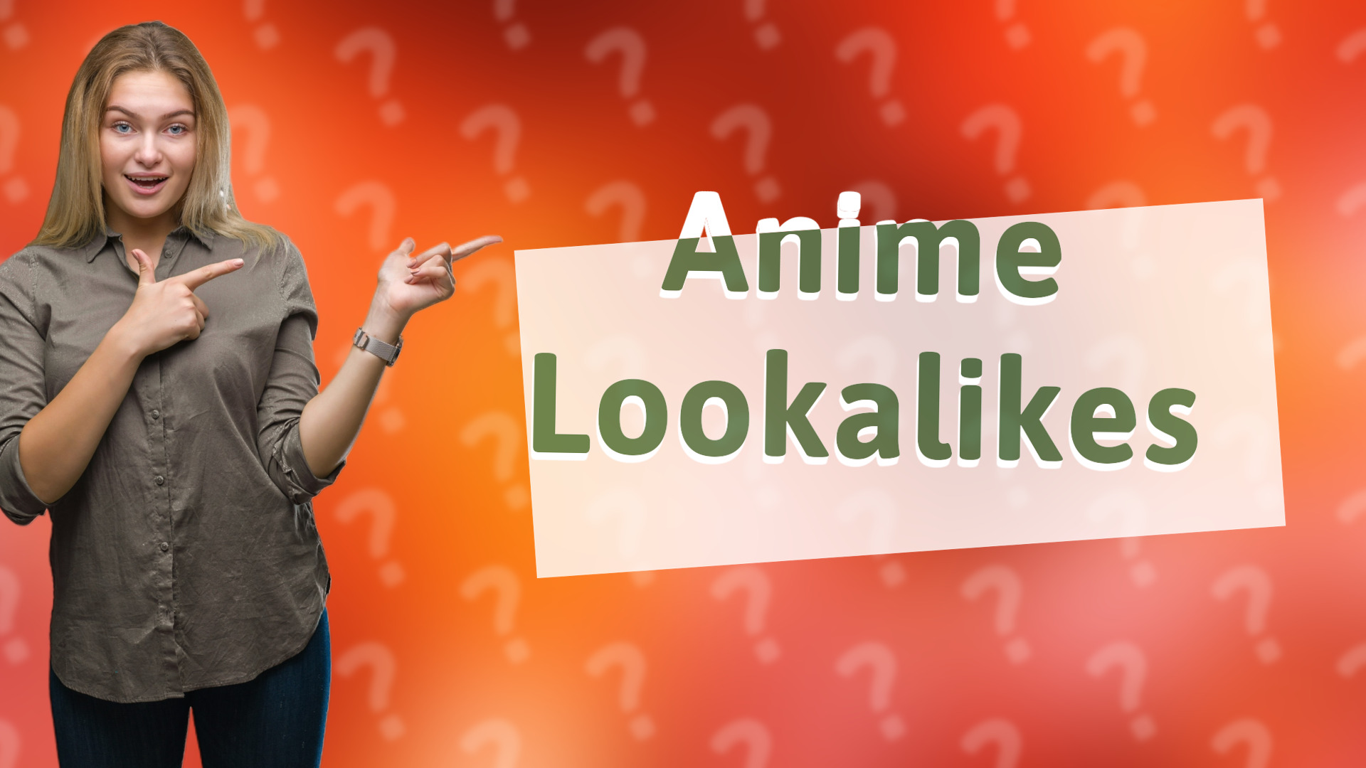 Anime Lookalikes