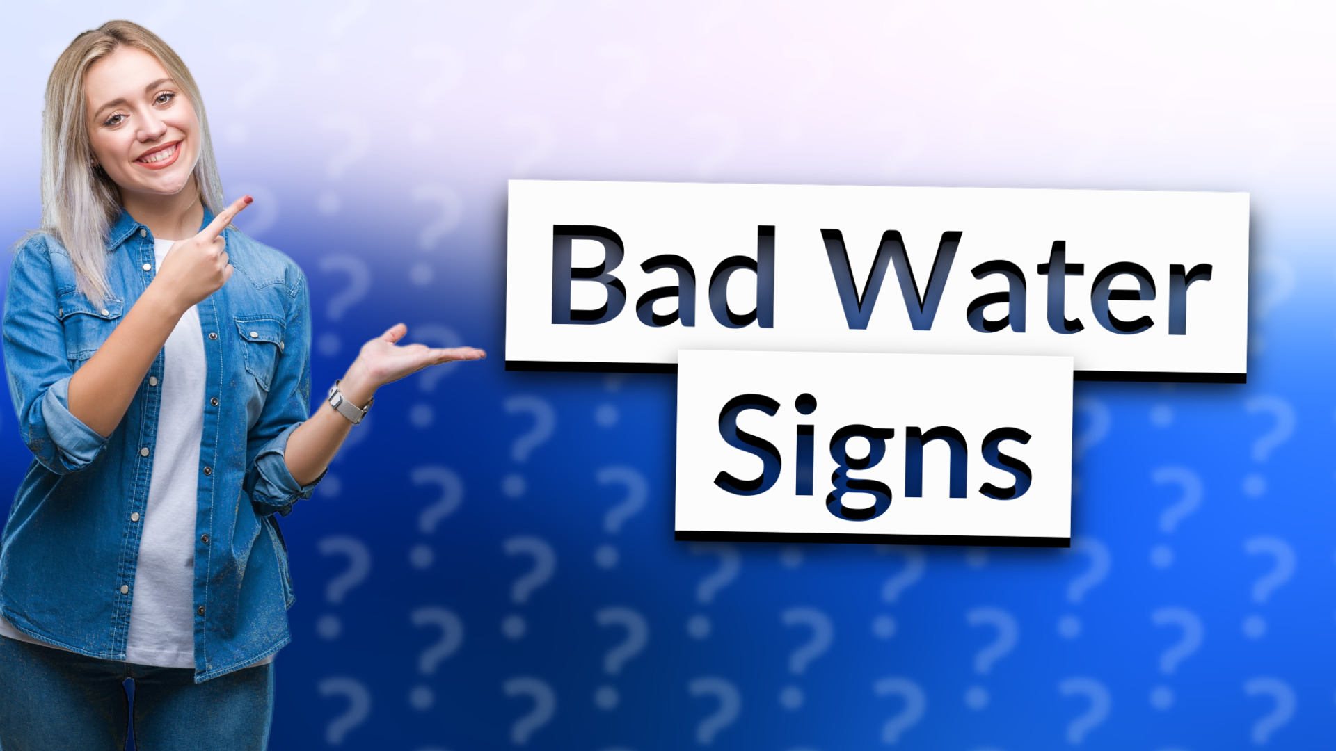 Bad Water Signs