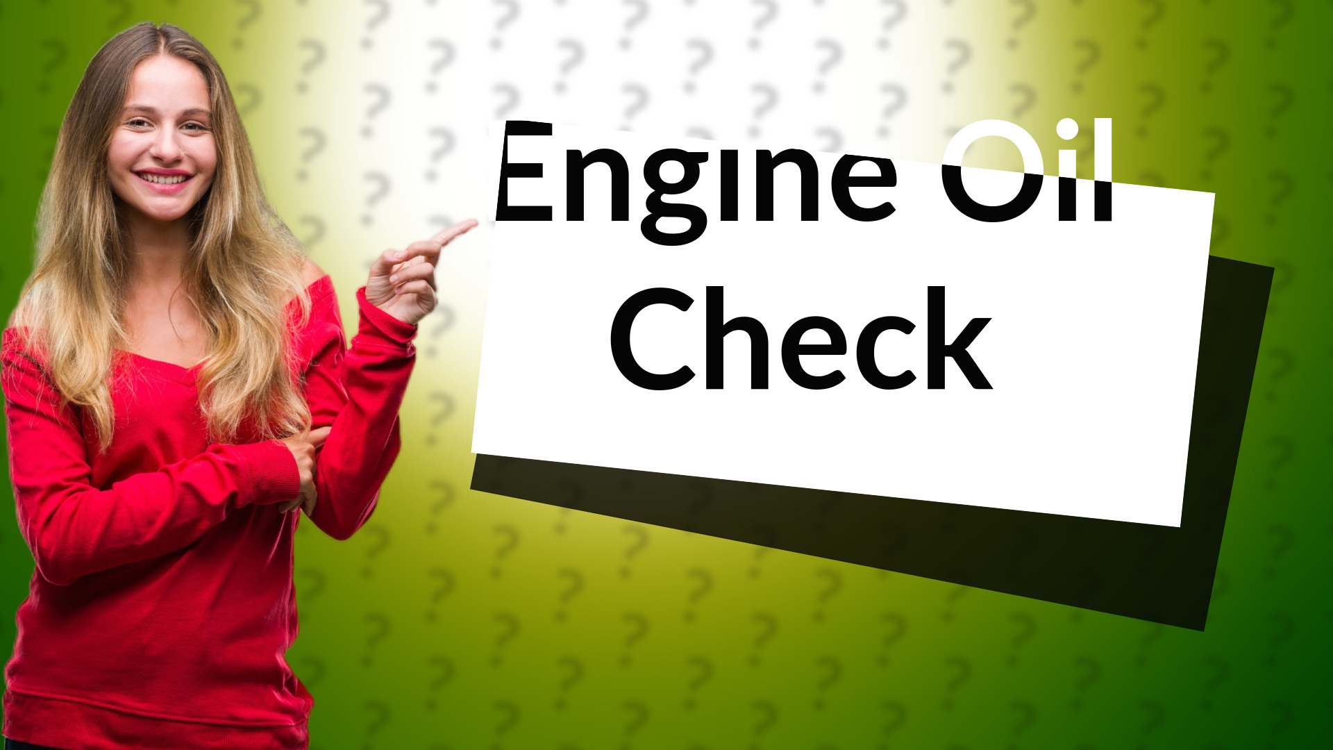 Engine Oil Check
